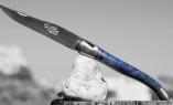Taschenmesser Laguiole du Barry, Edition ARCON 05, Double Platines, brosse, Esche blau, 13 cm Ansicht 1