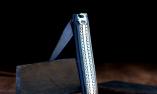 Taschenmesser Laguiole du Barry, Edition Hamburg 1000, Modell EWIGLICH, Damast, brillant, guillochierte Biene Ansicht 1