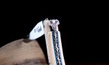 Taschenmesser Laguiole du Barry, Edition White Mammut, Mammutstoßzahn, guillochierte Biene, Plein, brillant Ansicht 1