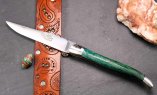 Taschenmesser Laguiole du Barry, GREEN ENERGY 02, 13 cm, Pappelholz, double platines, brillant Ansicht 3