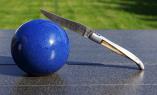Taschenmesser Laguiole du Barry, Mammutelfenbein, Damast, guillochierte Biene, brosse Ansicht 1