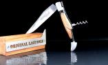 Taschenmesser Laguiole du Barry, WINOS 3, Korkenzieher, Ebenholz/Olivenholz, guillochierte Biene, brosse  Ansicht 1