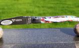 Taschenmesser Laguiole en Aubrac Arlequin, guillochierte Biene, brillant Ansicht 1