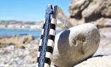 Taschenmesser Laguiole en Aubrac, DAMIER Le JOU 05, brillant, Mammut / Ebenholz, double Platines Ansicht 1
