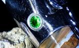 Taschenmesser Laguiole en Aubrac, double platines, brillant, Mammutbackenzahn, Edition Royale Dark Green  Ansicht 1