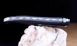 Taschenmesser Laguiole en Aubrac, Edition ALLEGROM black, Ebenholz, guillochierte Biene, Plein, brosse Ansicht 1