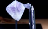 Taschenmesser Laguiole en Aubrac, Edition ALLEGROM White, Ebenholz, guillochierte Biene, Plein, brosse Ansicht 1