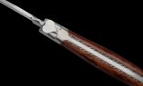 Taschenmesser Laguiole en Aubrac, Edition Amour 01, Amourette, Guillochierte Biene, brosse, Messing Ansicht 3