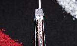 Taschenmesser Laguiole en Aubrac, Edition BELLE 38, Carbon, guillochierte Biene, brosse Ansicht 1