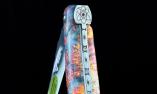 Taschenmesser Laguiole en Aubrac, Edition COSMOS BigBang, Holunderbaum, guillochierte Biene , brosse Ansicht 1