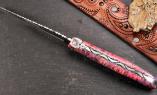 Taschenmesser Laguiole en Aubrac, Edition COSMOS Saturn, Holunderbaum, guillochierte Biene , brosse Ansicht 1