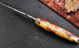 Taschenmesser Laguiole en Aubrac, Edition COSMOS Weltall, Holunderbaum, guillochierte Biene , brosse Ansicht 1