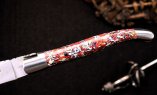 Taschenmesser Laguiole en Aubrac, Edition Kreditkarte 01, guillochierte Biene, brosse Ansicht 3