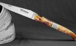 Taschenmesser Laguiole en Aubrac, Edition Le CHEF, CHRISTIAN 04, limitierte Edition, Pappelholz Ansicht 1