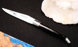 Taschenmesser Laguiole en Aubrac, Edition ORGANIC 07, Kohle, guillochierte Biene, brosse Ansicht 1