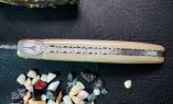 Taschenmesser Laguiole en Aubrac, Edition Origine Tour Eiffel Hornspitze blond, brosse Ansicht 1