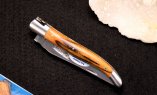 Taschenmesser Laguiole en Aubrac, Edition PLUME 01, Aubrac-Birke, Double Platines, brosse Ansicht 2