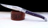 Taschenmesser Laguiole en Aubrac, Edition SAMBA 05, guillochierte Biene, brosse Ansicht 1