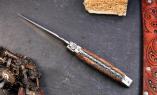 Taschenmesser Laguiole en Aubrac, Edition TRAUBE, Rebstockholz, Double Platines, brosse Ansicht 1