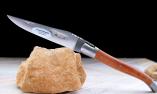 Taschenmesser Laguiole en Aubrac, Eucalyptusart , brosse, guillochierte Biene Ansicht 1
