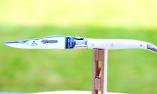 Taschenmesser Laguiole en Aubrac, guillochierte Biene, OS, brillant, Muschel Ansicht 1