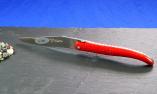 Taschenmesser Laguiole en Aubrac, JUMA 06, Orange, PLEIN, guillochierte Biene, brosse Ansicht 1