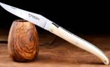 Taschenmesser Laguiole en Aubrac, Knochen, guillochierte Biene, brillant Ansicht 1