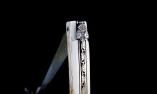 Produktbild Taschenmesser Laguiole en Aubrac, Edition MIKE 1, 14 cm, Damast, Mammutstoßzahn, Plein, guillochierte Biene 
