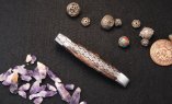 Taschenmesser Laguiole en Aubrac, Rosskastanie, guillochierte Biene, brosse Ansicht 4