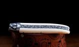 Taschenmesser Laguiole Honore Durand Edition METEOR 06, Meteorit, Warzenschwein, double Platines, brillant Ansicht 1