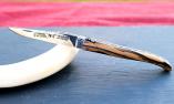 Taschenmesser Laguiole "Le Fidèle" Plein Ebenholz-LAOS, brillant, guillochierte Biene Ansicht 1