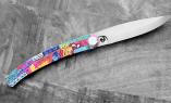 Taschenmesser Le Coq Francais, Edition PEPOP, POP YOUR LIFE, brosse, 11,5 cm Ansicht 1