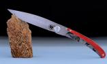 Taschenmesser Le Coq Francais, Edition IDYLISCH, red heart Holz, brosse, 11,5 cm Ansicht 1
