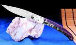 Taschenmesser Le Coq Francais, Edition WALDIMPRESSIONEN, Bois de Violette, brosse, 11,5 cm Ansicht 1
