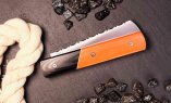 Taschenmesser Le Fidele, Edition 20/20 BIMAT G10 schwarz/orange, brosse Ansicht 2