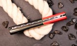 Taschenmesser Le Fidele, Edition 20/20 BIMAT G10 schwarz/rot, brosse Ansicht 4
