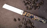 Taschenmesser Le Fidele, Edition 20/20 KALK blau, brosse Ansicht 1