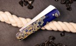 Taschenmesser Le Fidele, Edition 20/20 KALK blau, brosse Ansicht 2