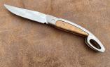 Taschenmesser Scarperia Olivenholz, brosse Ansicht 1
