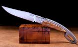 Taschenmesser Scarperia TITAN, Olivenholz, brosse Ansicht 1
