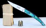 Taschenmesser Thiers Arbalete Genes David, Abalone, brillant, Plein, Ansicht 1