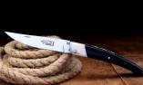Taschenmesser Thiers Arbalete Genes David, Ebenholz/Knochen, brosse, Plein, double Platines Ansicht 1