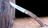 Taschenmesser Thiers, Claude Dozorme, Edition Fauna-Hase, brosse, Nussbaum Ansicht 1