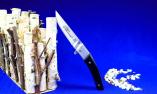 Taschenmesser Thiers Claude Dozorme, Edition SMALL JANNY 05, FlipDrop-System, Ebenholz, brillant, 11 cm Ansicht 1