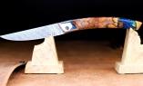 Taschenmesser Thiers Claude Dozorme, GIRLANDUS 13, Damastklinge, Holz hybrid Ansicht 1