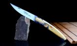 Taschenmesser Thiers, Goyon-Chazeau, Edition JOEL 10, Pirou, Plein, brosse, Buchsbaum/Harz  Ansicht 1