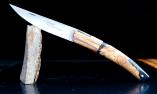 Taschenmesser Thiers, Goyon-Chazeau, Edition JOEL 09, Pirou, Plein, brosse, Olivenholz Ansicht 1