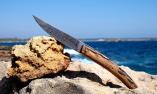 Taschenmesser Thiers Goyon-Chazeau, Mammutstosszahn, Edition NALA 01, Damast, Plein, Pirou Ansicht 1