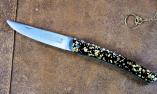 Taschenmesser Thiers Le Fidele, Edition G und S, GOLD, brosse, 11 cm Ansicht 1