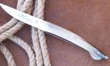 Taschenmesser Thiers VERROU-System, Claude Dozorme, Horn blond, brillant Ansicht 1